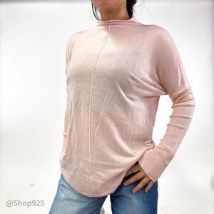 Women's Monk & Lou Pink  Sweater Long Sleeves Size XS